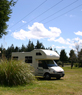 Campervan at a Powered Site